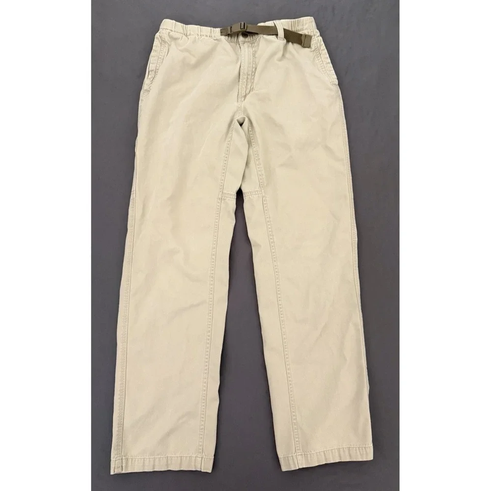 Columbia Pants Men's Size Small 30in Khaki Cargo Utility Belted Outdoor Hiking